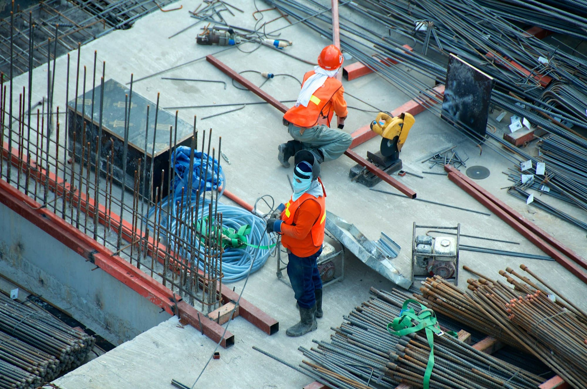 Real High-Tech Steel Mill and Metal Production